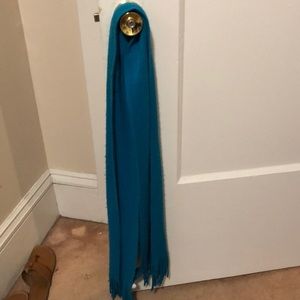 Teal scarf